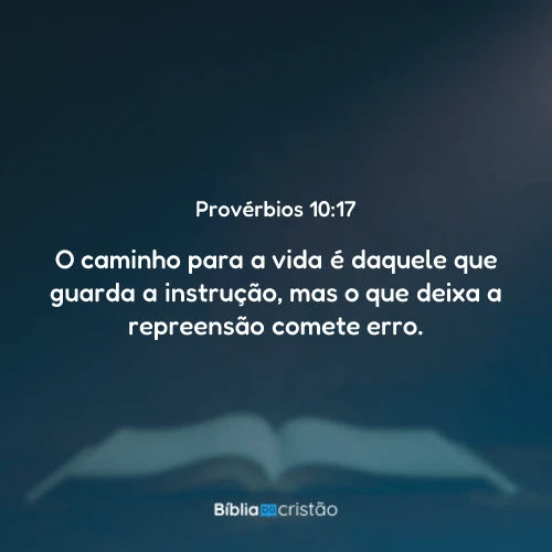 Provérbios 10:17