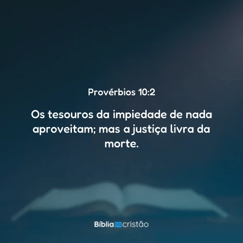 Provérbios 10:2