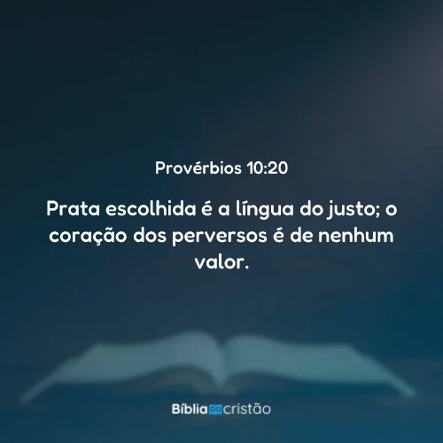 Provérbios 10:20
