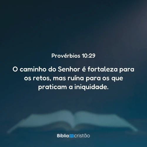 Provérbios 10:29