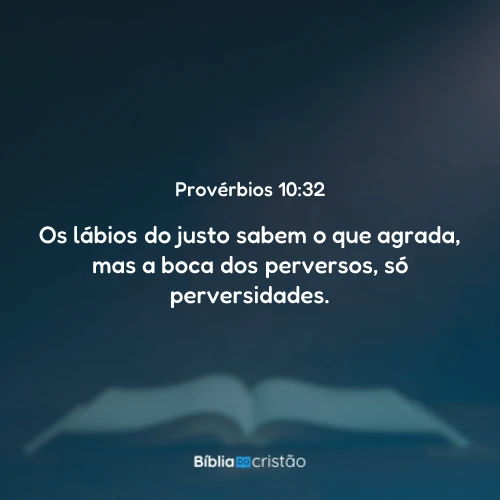 Provérbios 10:32