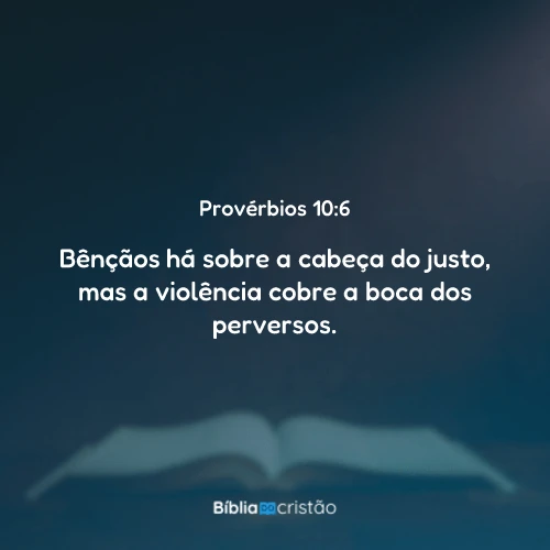 Provérbios 10:6