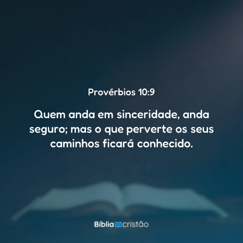 Provérbios 10:9