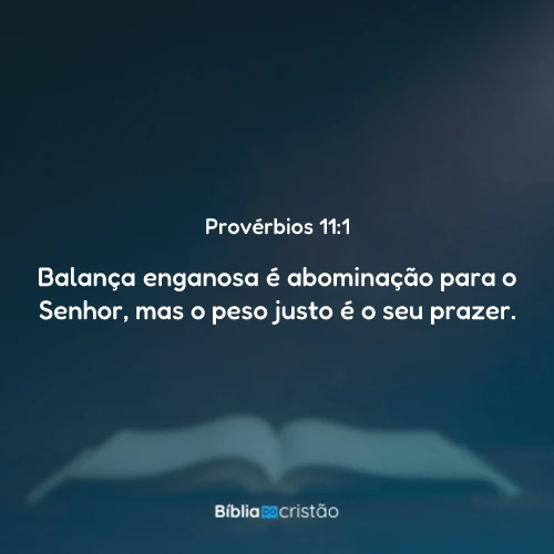 Provérbios 11:1