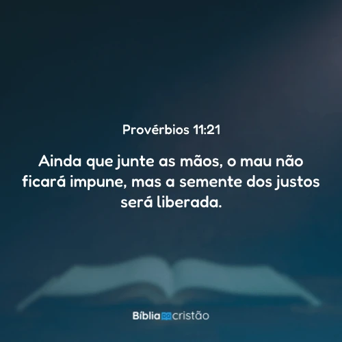 Provérbios 11:21