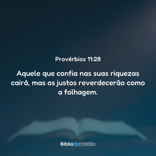 Provérbios 11:28