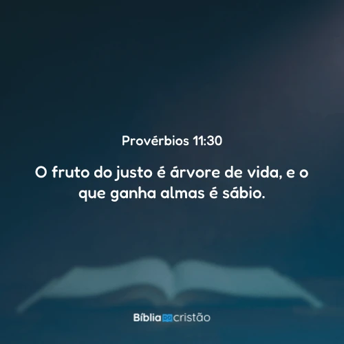 Provérbios 11:30