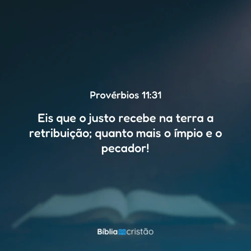 Provérbios 11:31