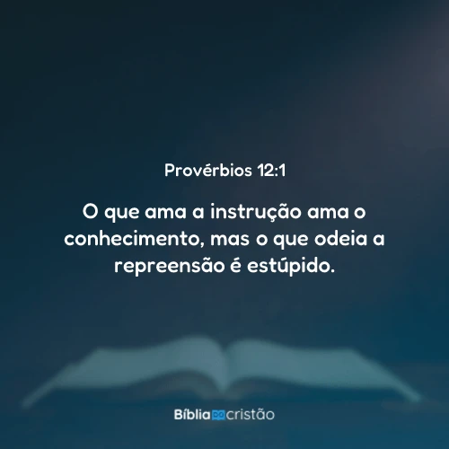 Provérbios 12:1