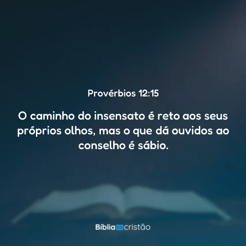 Provérbios 12:15