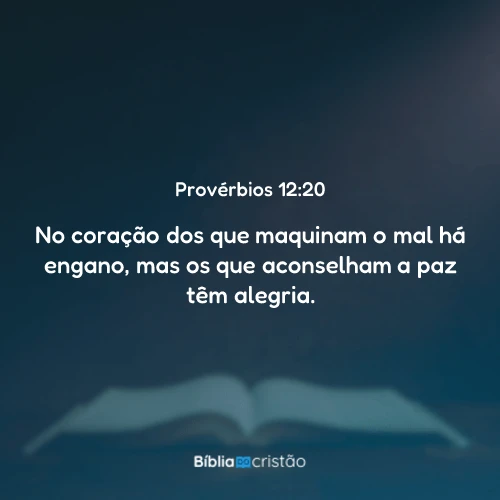 Provérbios 12:20