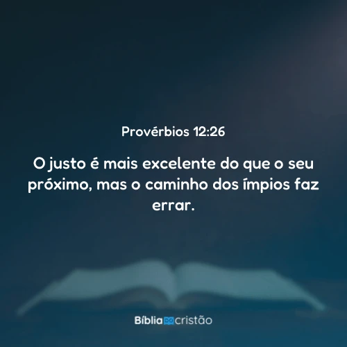 Provérbios 12:26
