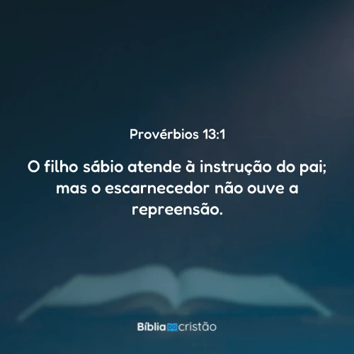 Provérbios 13:1