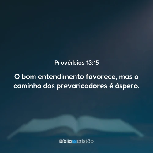 Provérbios 13:15