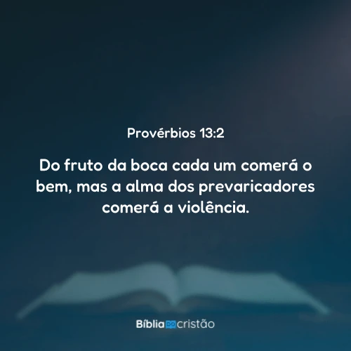 Provérbios 13:2