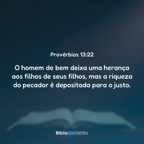 Provérbios 13:22