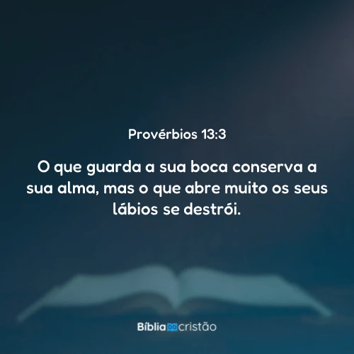 Provérbios 13:3
