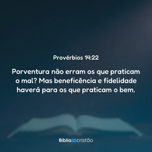 Provérbios 14:22