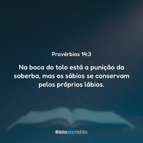Provérbios 14:3