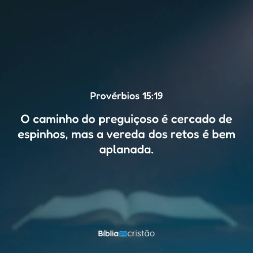 Provérbios 15:19