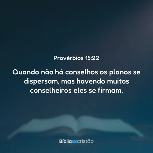 Provérbios 15:22