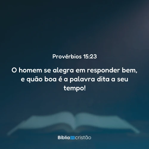 Provérbios 15:23