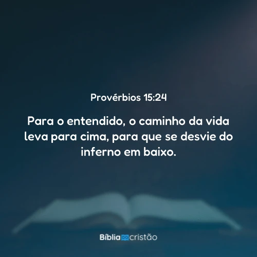 Provérbios 15:24