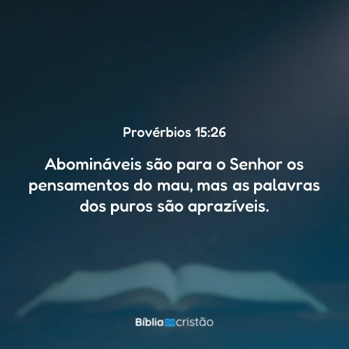 Provérbios 15:26
