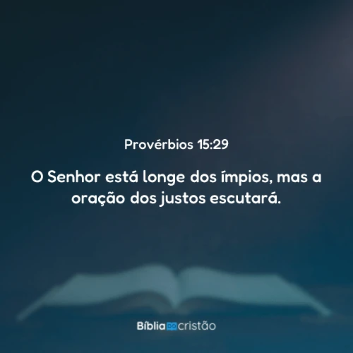 Provérbios 15:29