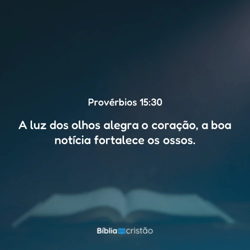 Provérbios 15:30