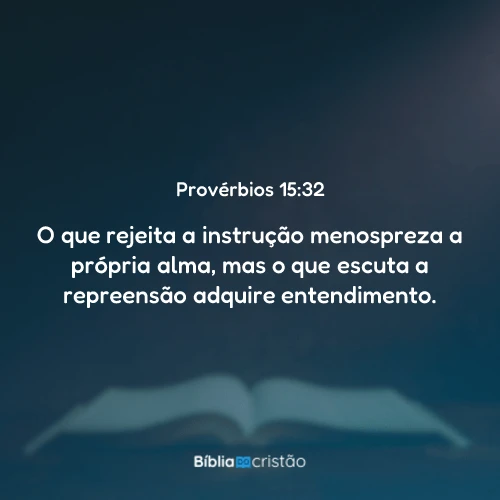 Provérbios 15:32