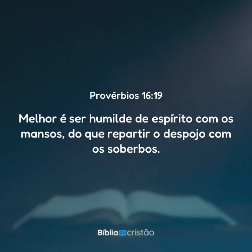 Provérbios 16:19