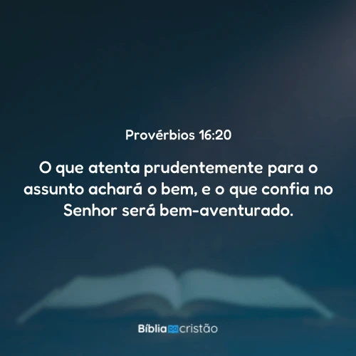 Provérbios 16:20