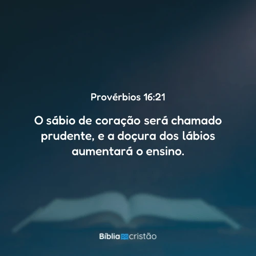 Provérbios 16:21