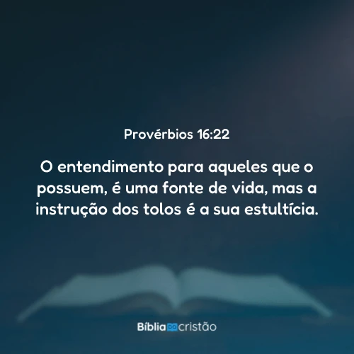 Provérbios 16:22