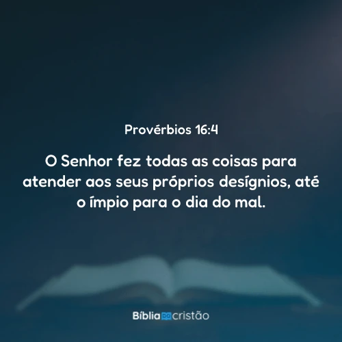 Provérbios 16:4