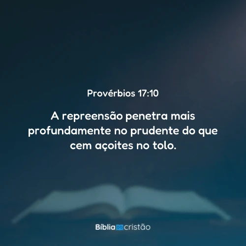 Provérbios 17:10