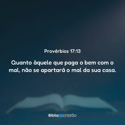Provérbios 17:13