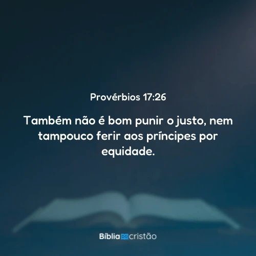 Provérbios 17:26
