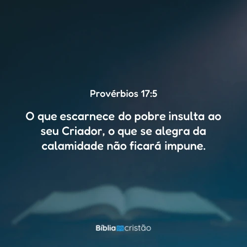 Provérbios 17:5