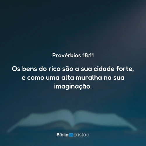 Provérbios 18:11