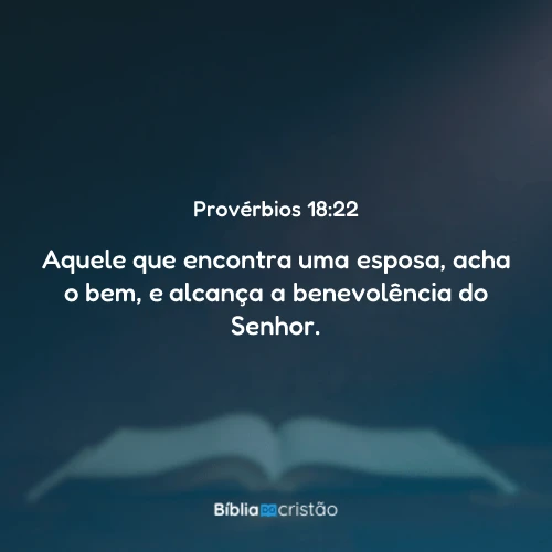 Provérbios 18:22