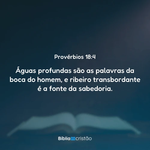 Provérbios 18:4