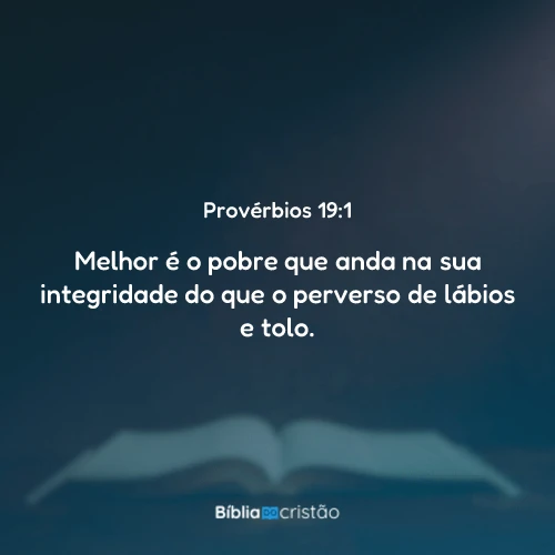 Provérbios 19:1