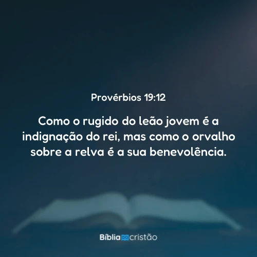Provérbios 19:12