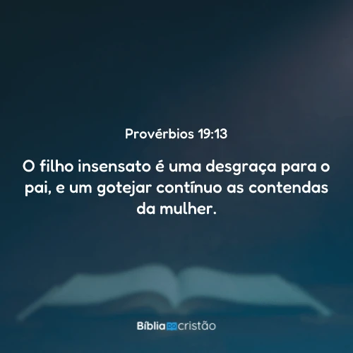 Provérbios 19:13