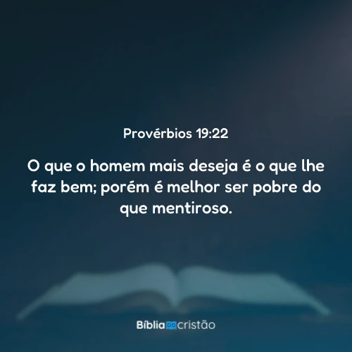 Provérbios 19:22