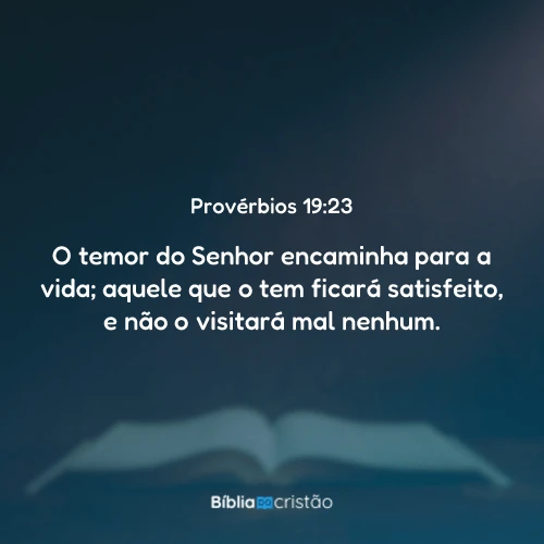 Provérbios 19:23