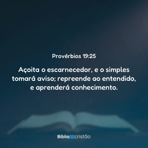 Provérbios 19:25