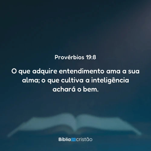 Provérbios 19:8
